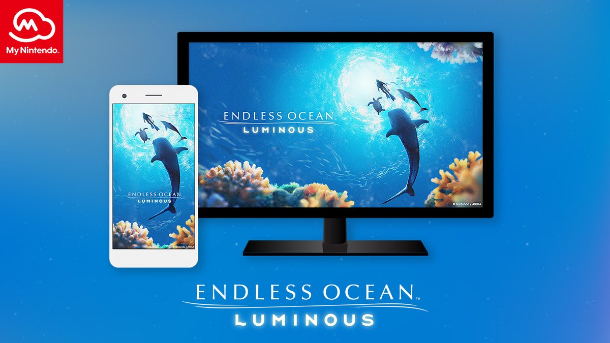 Immerse yourself in the calming, ever-changing waters of the Veiled Sea with these free #EndlessOceanLuminous wallpapers for desktop and smartphone.

Claim yours as a #MyNintendo reward here: ntdo.com/6017427KT