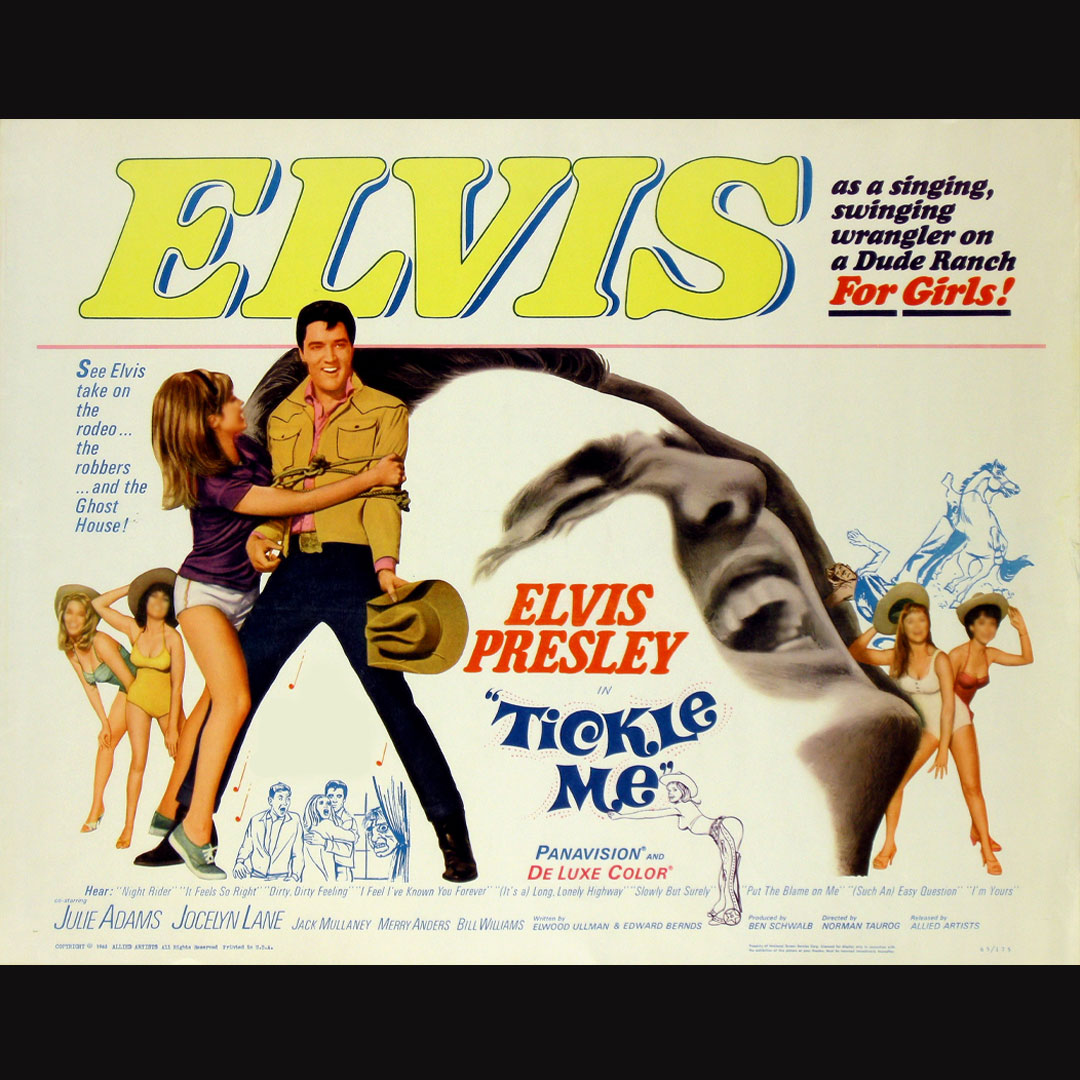 In 'Tickle Me', a comedy-musical that veers from the traditional Western genre, Elvis shines as a charismatic rodeo star. His performance earned him the Golden Laurel Award in 1966 for the best musical film performance.