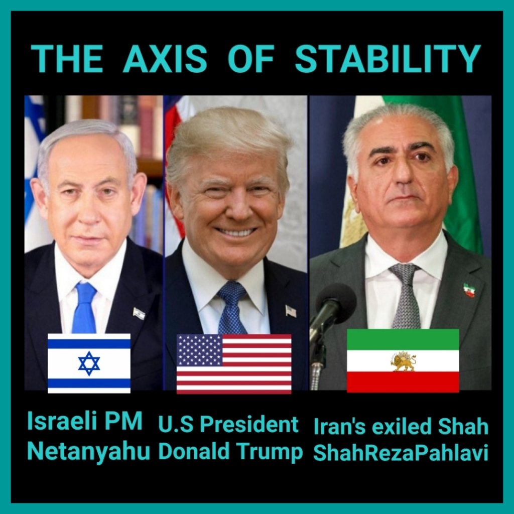 ⚡ترکیب برنده و محور ثبات Let's Activate The Axis of Stability #KingRezaPahlavi @PahlaviReza 👑