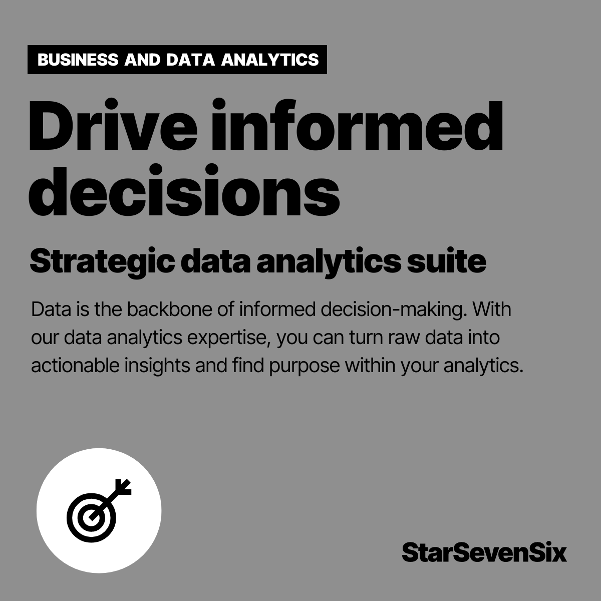 Discover the power of data-driven decisions! 🌟 

Our comprehensive suite of analytics services empowers your company to lead in its industry, increasing profits and unlocking true potential. 📈 🚀 

➡️Discover more at starsevensix.com/services/busin…

#DataAnalytics #BusinessAnalytics