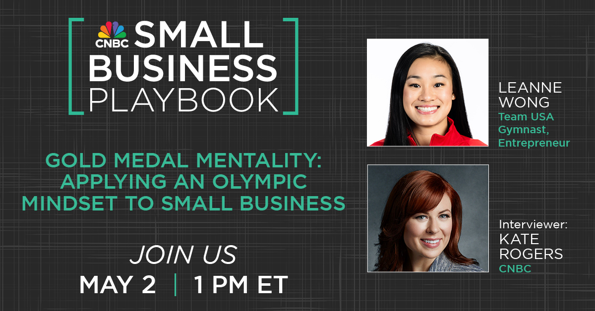 Resiliency, focus & discipline are defining traits of athletes as well as many small business owners. This Thursday, 2x world champion gymnast, Leanne Wong, joins #CNBCSmallBiz to share how she applies that mindset to her sport and her business. JOIN US: bit.ly/49ArseF