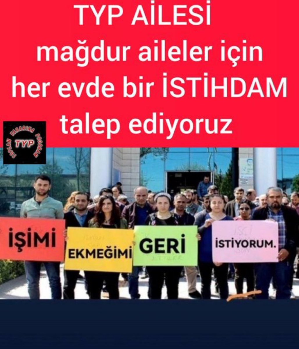 Humanoid2Person's tweet photo. #TYP toplum yararına program katılımcı değil işçidir!
#2023typ işçilerine işini geri verin❗
işe girislerde Dar gelirli olma şartı bir çok şeyi anlatıyor zaten.
#2023typişinigeriver #typkadro
@RTErdogan
@dbdevletbahceli
@isikhanvedat
@_cevdetyilmaz https://t.co/YhvOULmswM