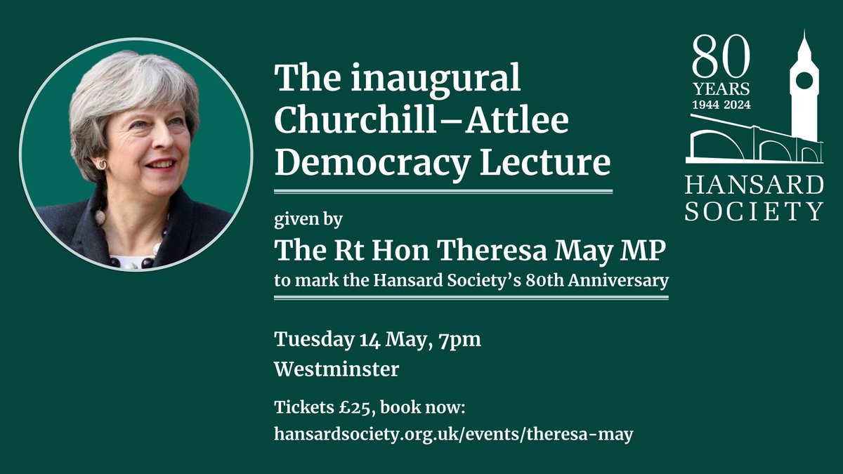 Fed up with how things are done in Westminster? Think we need a change! Theresa May brings her extensive experience from backbench to Despatch Box to our discussion on parliamentary reform. Don't miss out—book your ticket today. buff.ly/3QppnLD