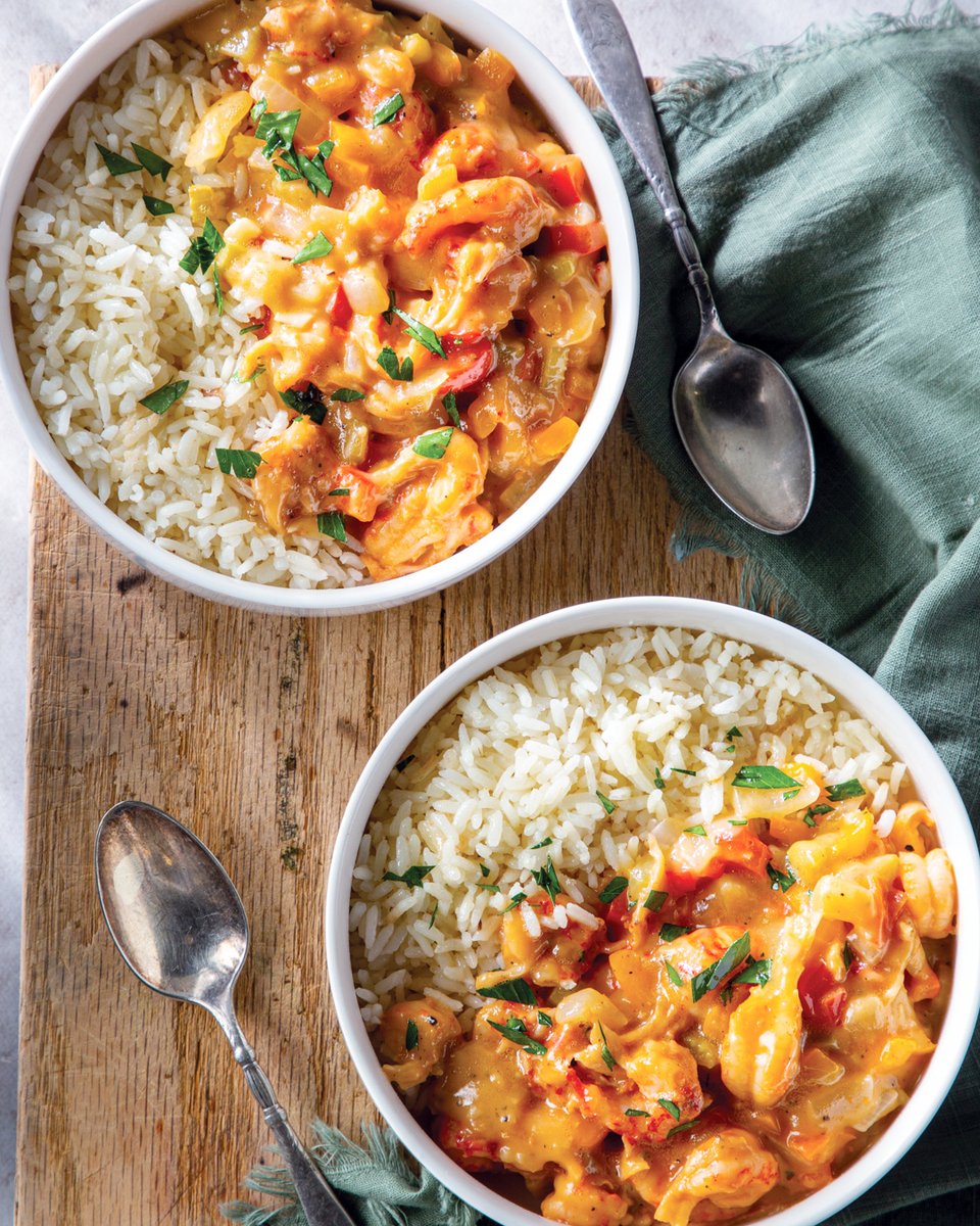 Crawfish Étouffée is a classic for a reason, and this delicious recipe is no exception! bit.ly/3y1zcJg #crawfish #crawfishseason #crawfishetouffee #etouffee #Louisianacookin