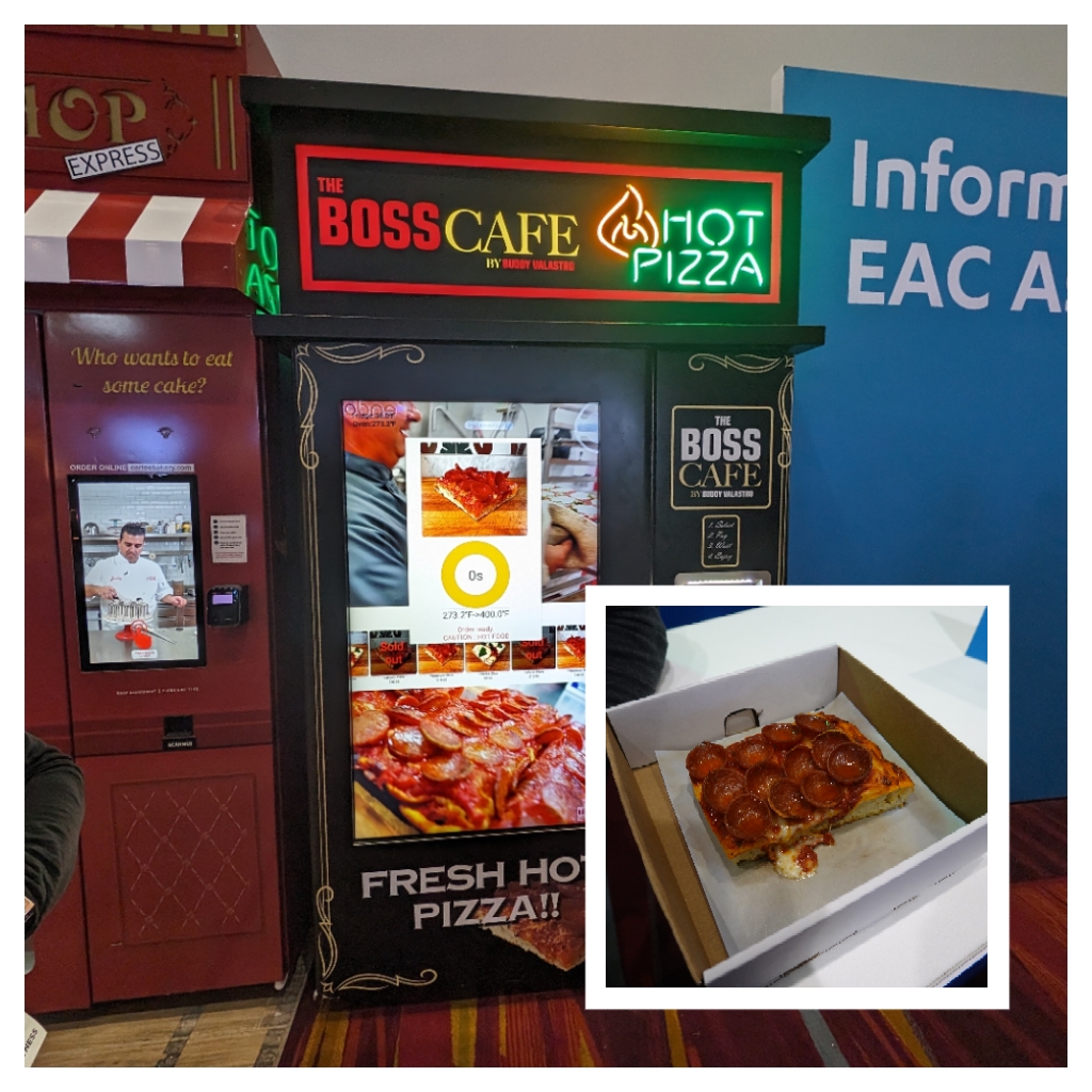 #Pizza #VendingMachine 🍕 #BuddyValastro #bosscafe #LVCC #vegas #allday #247 #alwaysopen