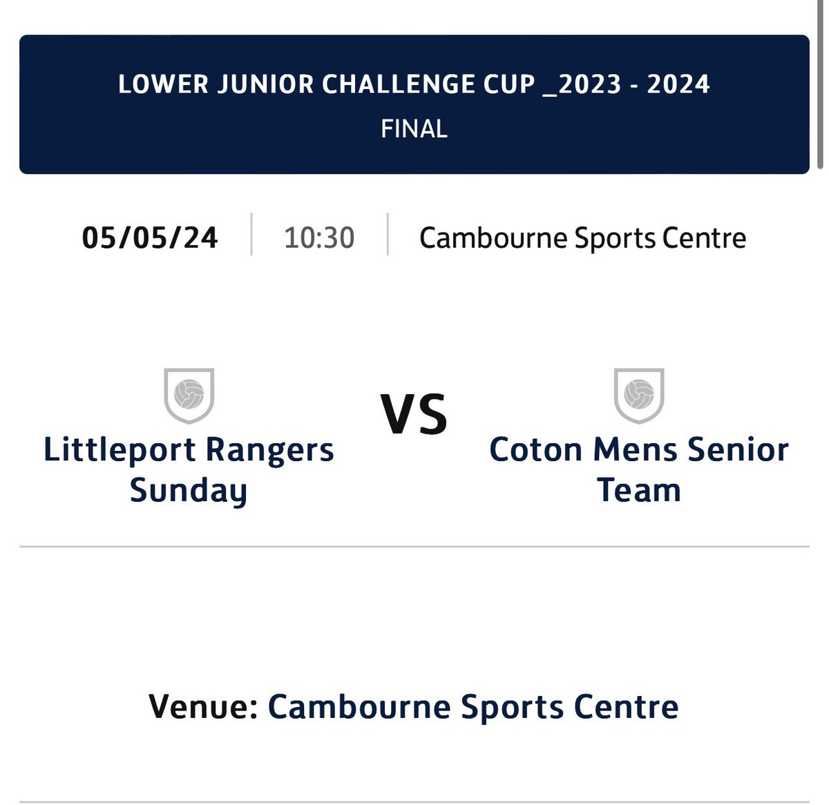 Littleport Rangers tweet media