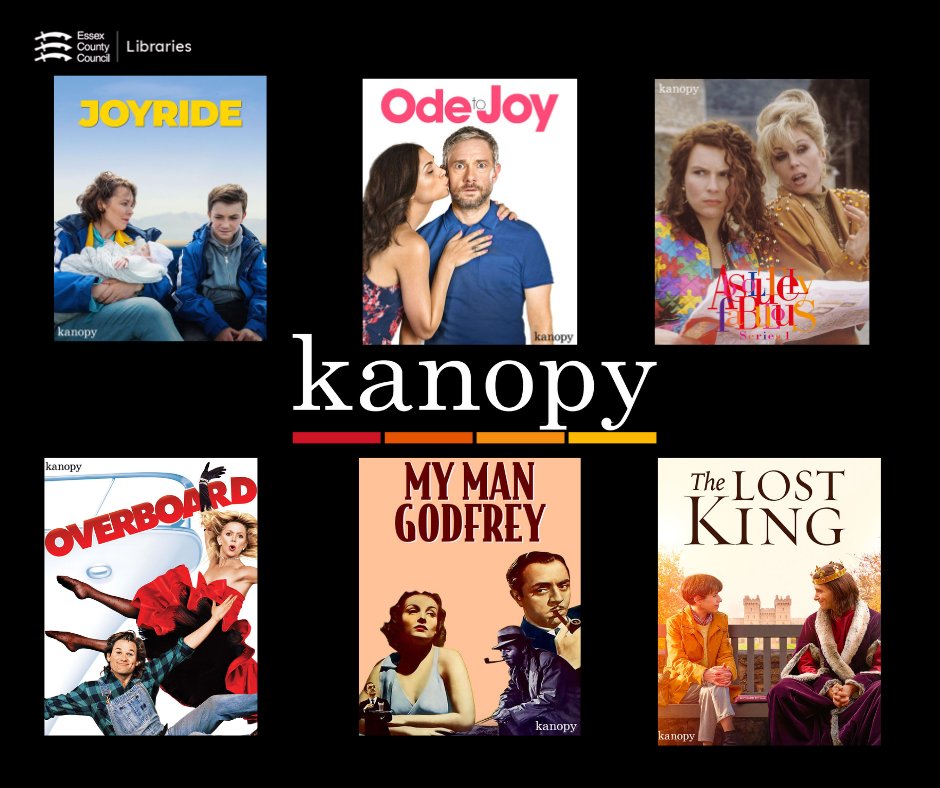 Did you know that you can access thousands of shows and movies with your library card?🎥 Kanopy is a streaming service that offers a variety of films and series for adults and children all for free with your library card! 📚 libraries.essex.gov.uk/digital-conten…