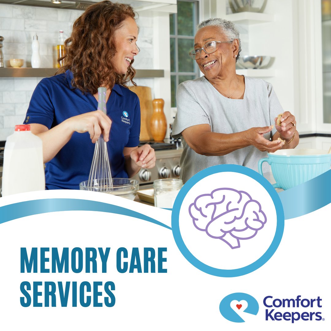 Caring for a loved one with dementia can be challenging, but you don't have to do it alone. Comfort Keepers offers specialized care for seniors with dementia. Contact us for more information.

bit.ly/4cXd9na

#DementiaAwareness #SeniorHealth #ComfortKeepersCare