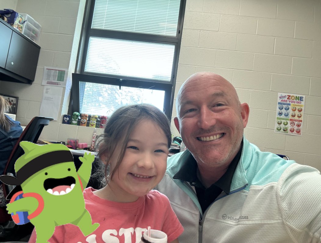 Mr. Michael & Amelia had the best Dojo Lunch. She cashed in 100 Dojo Points. 🐯❤️