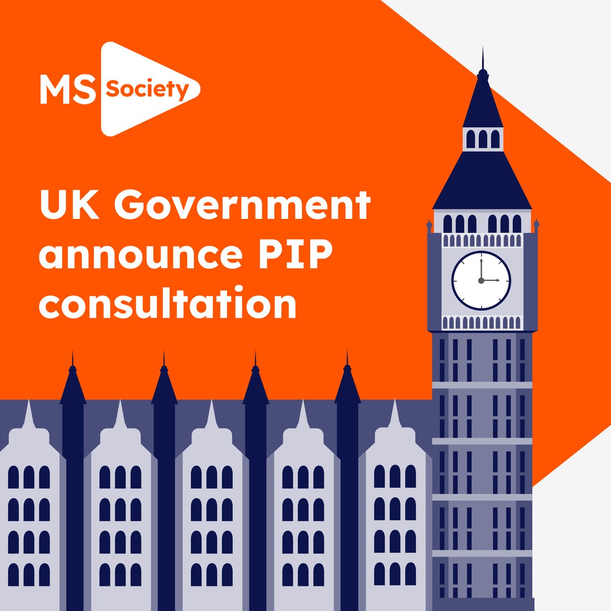 Today the UK Government announced a consultation on the future of Personal Independence Payment (PIP). We've been calling for a full review of PIP for some time, but this consultation is driven by cutting costs. It's unjustly targeting disabled people, including those with MS.