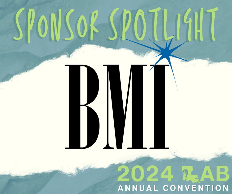 🌟Sponsor Spotlight We'd like to give a MAJOR thank you to our friends from BMI for sponsoring our Convention once again this year