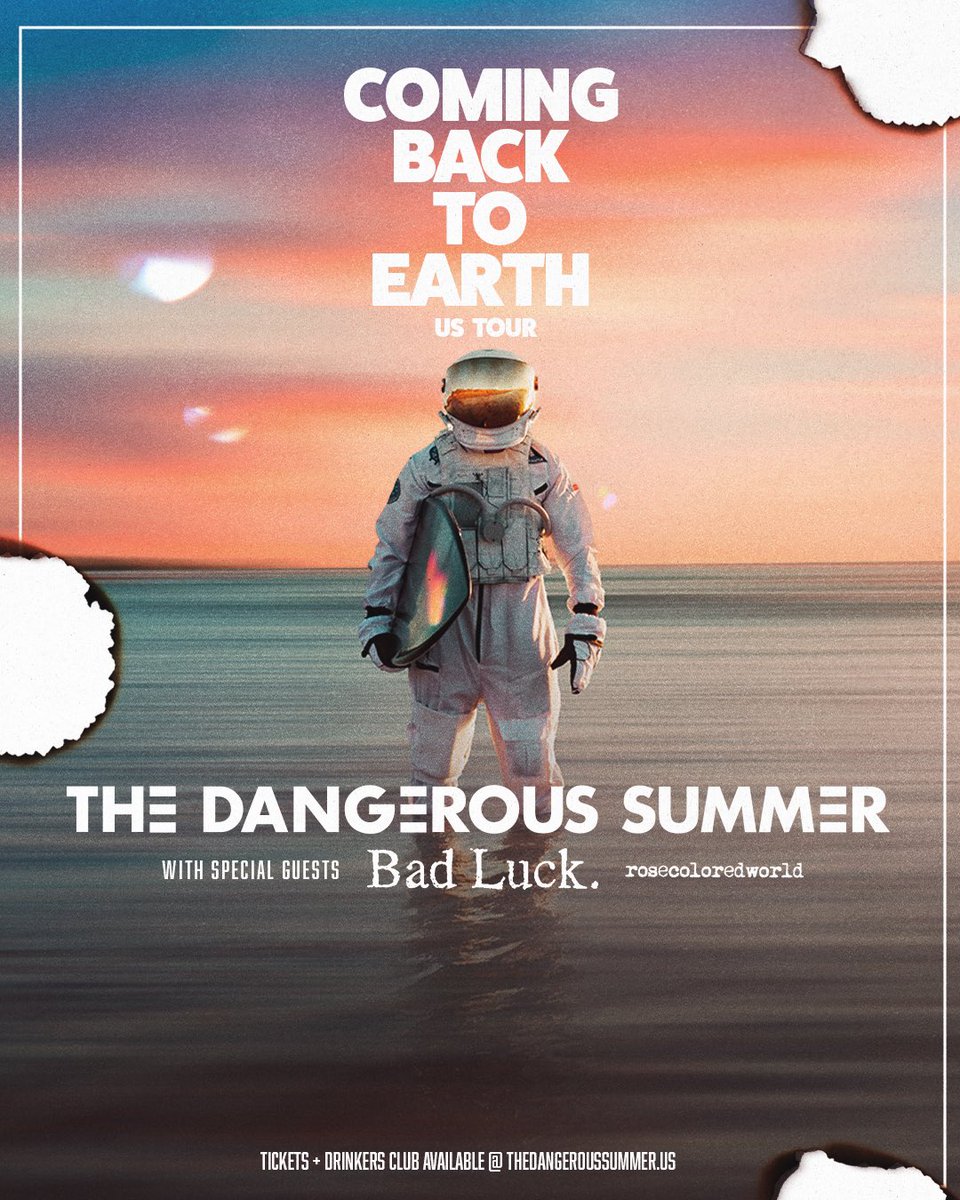JUST ANNOUNCED: @dangeroussummer with special guests @badlucknyc and @thercwofficial on June 21st at @TheCanalClub! Tickets on sale Friday at 10AM EST