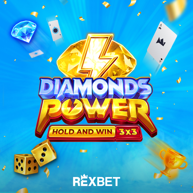 ⚡ #Rexbet Casino'nun en popüler slotu Diamonds Power'da her dönüşte ışıltı saçan elmasları ve kazandıkça çakan şimşekleri tetikle muhteşem kazançların sahibi ol! Rexbet Giriş: bit.ly/444ZExH