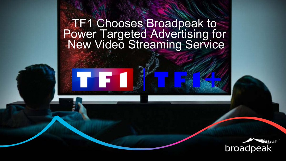 broadpeak's tweet image. 🚀🎯 @TF1 has teamed up with @Broadpeak to launch targeted advertising on TF1+, the first live addressable TV service monetized at the spot level.
 Read the full press release here👇
broadpeak.tv/newsroom/tf1-c…
@broadpeakio #SSAI #ADInsertion #interactive