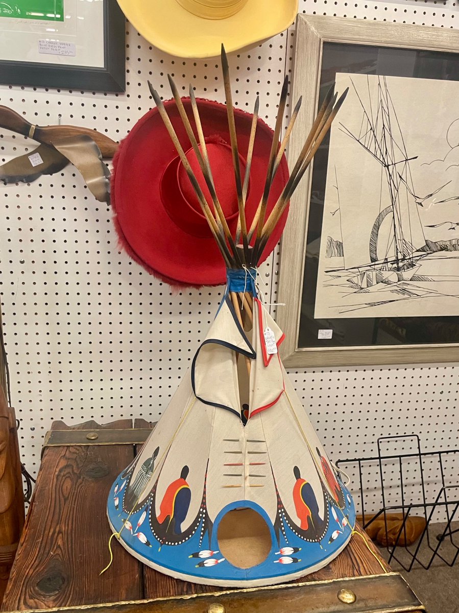 Not just a Navajo Tepee but also a cool light!
Please call for purchase & availability
.
.
.
#AntiqueTrove #ScottsdaleAntiqueTrove #retro #vintage #antique #MidCenturyModern #AntiqueStore #MCM #VintageNativeAmerican