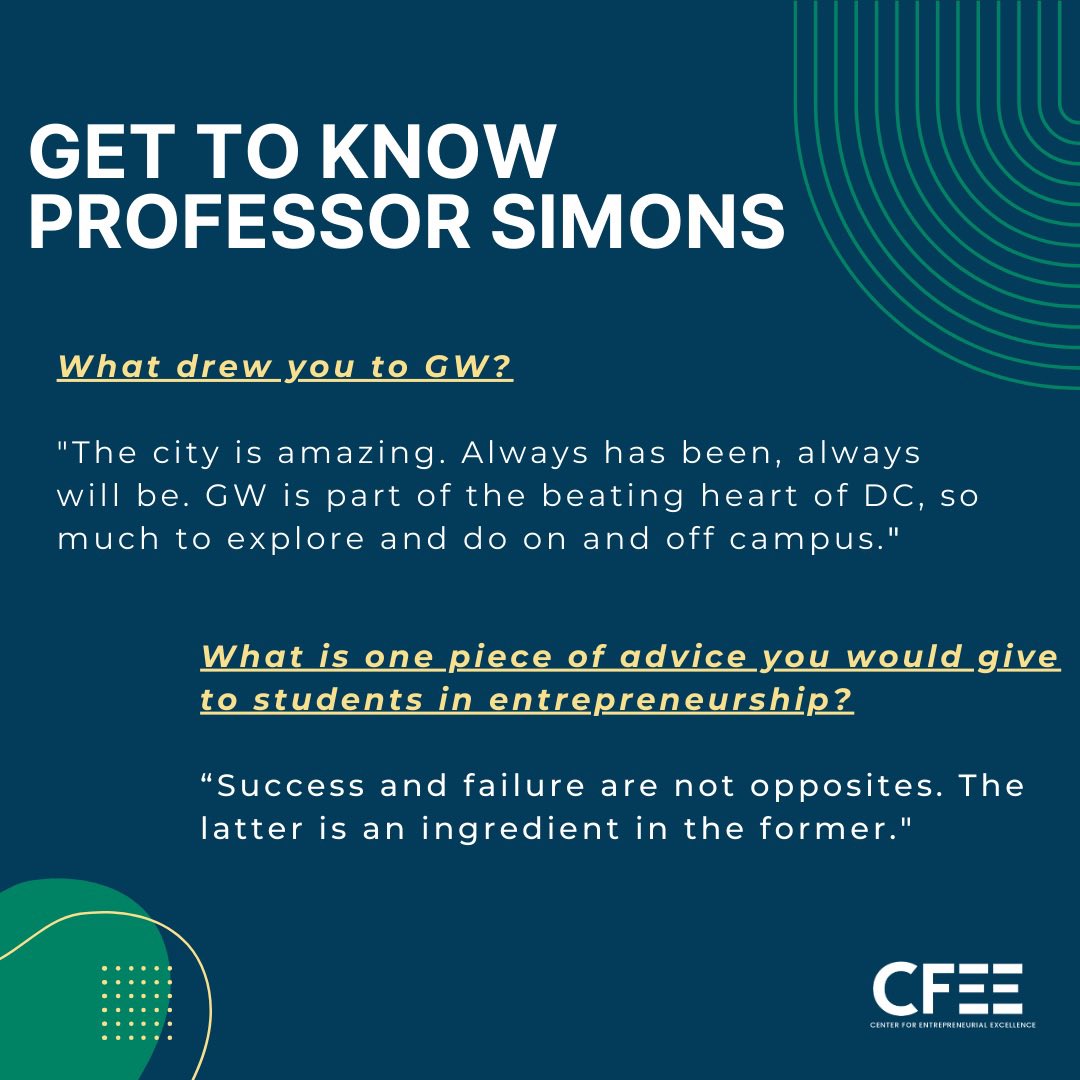 GWSB Center for Entrepreneurial Excellence tweet media