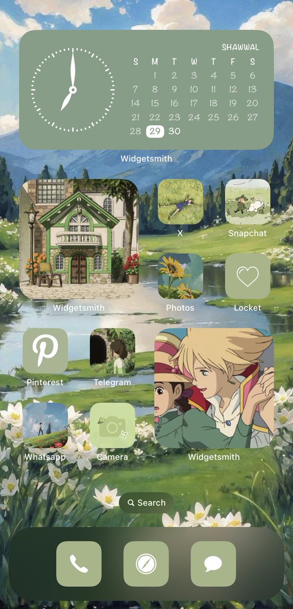 اتوقع عندي الطف home screen ! 🌱