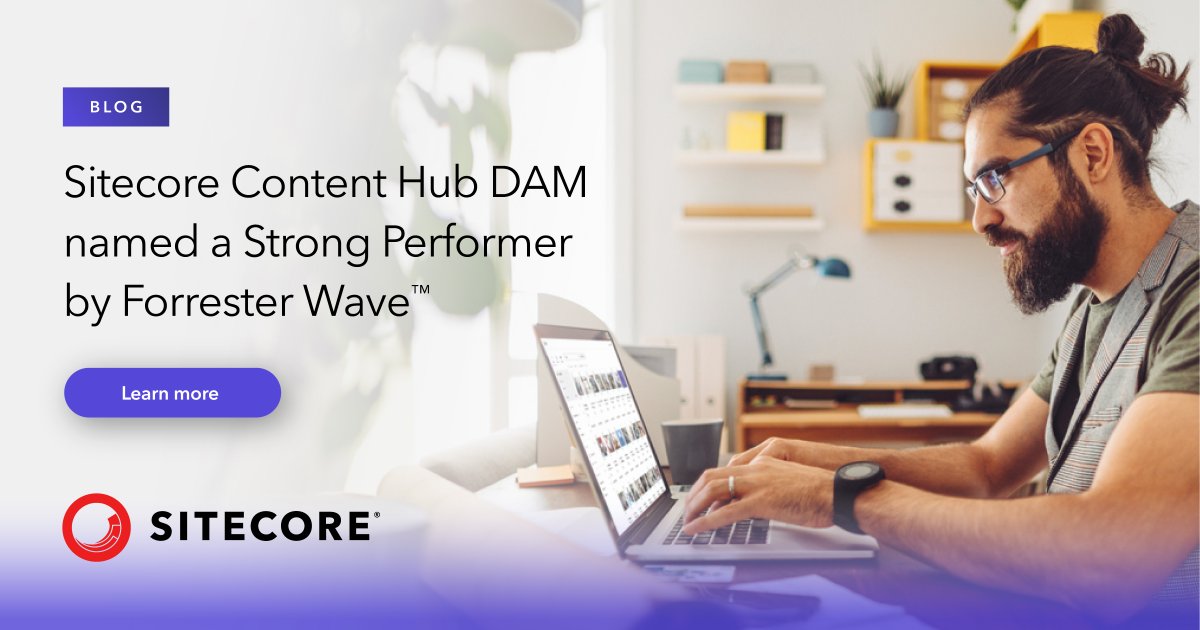 Sitecore Content Hub DAM named a Strong Performer by Forrester Waveᵀᴹ! Sitecore Content Hub DAM is helping forward-thinking brands outshine their competitors by driving innovation and delivering exceptional digital experiences. Check out our latest blog: siteco.re/3y4Gax6