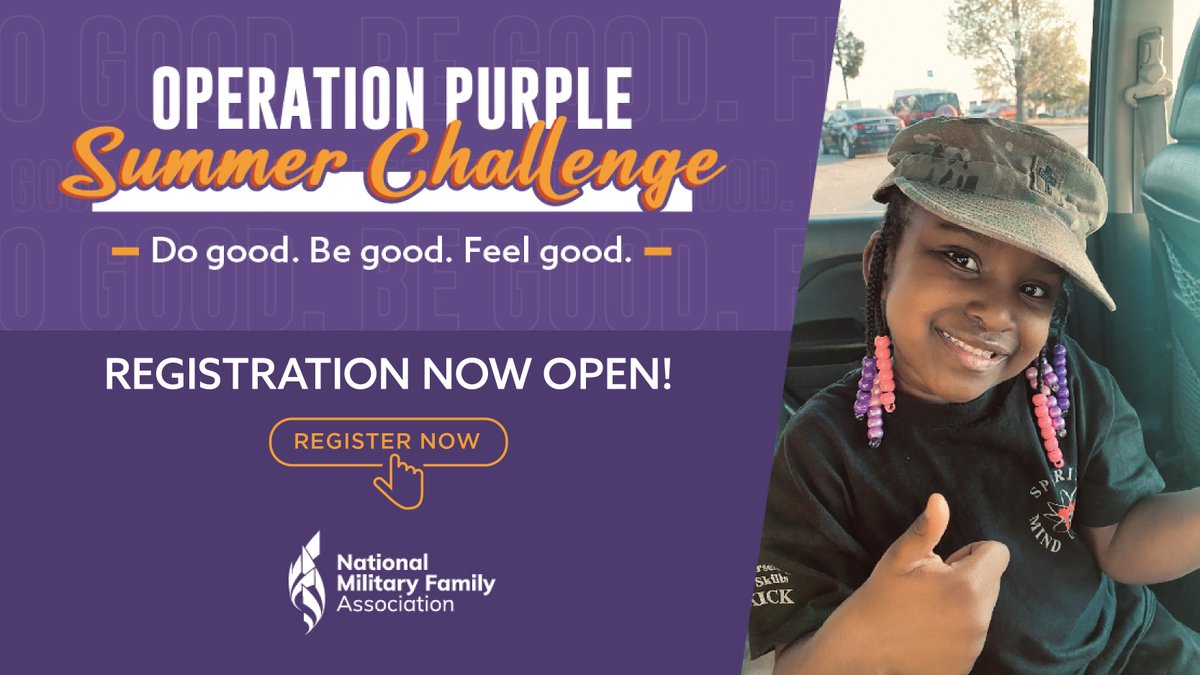Want a FREE book from @UTR4Military? 📚 Register your military kids for Operation Purple Summer Challenge by May 7, 2024, to be guaranteed a book from our friends at United Through Reading. Click here to register: loom.ly/WeO8Hw0