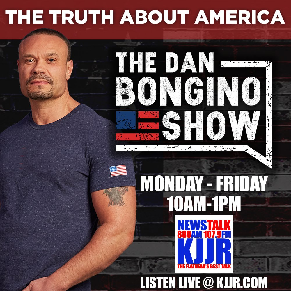 The Dan Bongino Show is live on KJJR & KJJR.com! #MTpol #IDpol #WYpol #NDpol #MTdems #Live #Radio