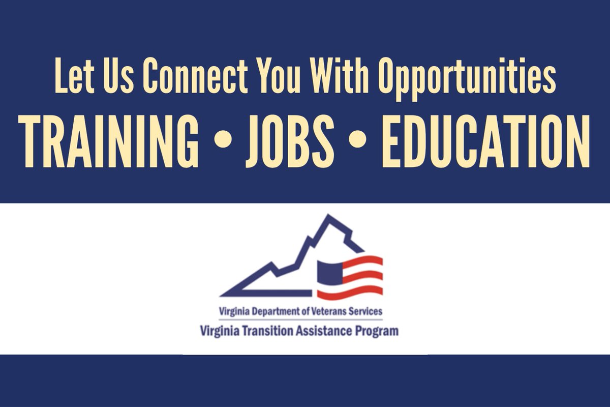 WHO'S HIRING? Transitioning veterans, get connected to resources you can use for career opportunities, certification and additional education. Employers are hiring across Virginia. >>> Subscribe now to our free weekly Transition Connection Newsletter at loom.ly/Wf7mxHc
