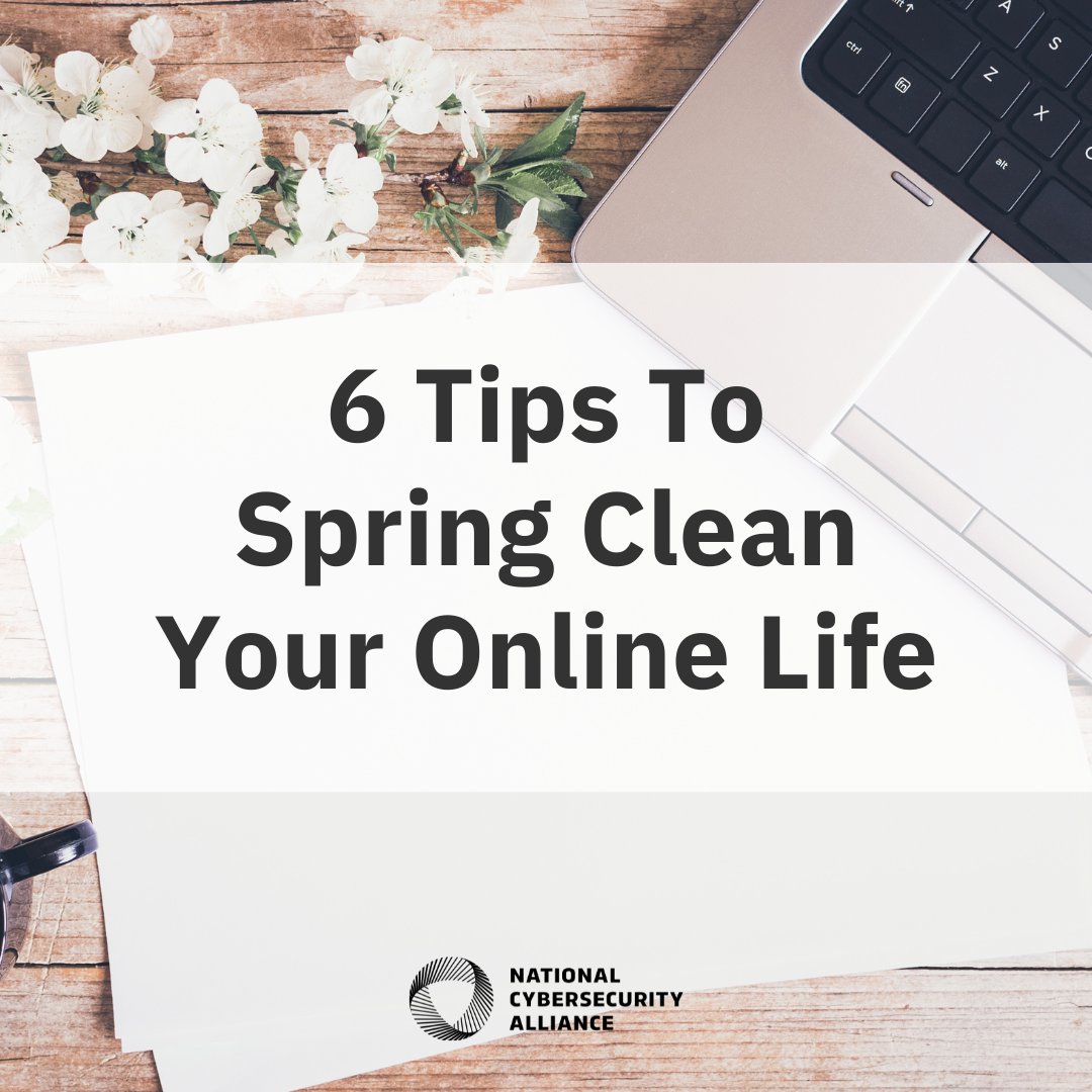 Don’t forget your digital devices when you’re doing your spring cleaning. Windex, password managers, and software updates are all great tools that keep your devices clean and malware free. hubs.la/Q02tXcKg0 #StaySafeOnline