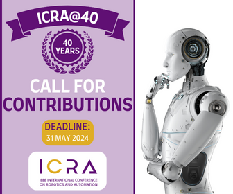Our team for #ICRA40 is now accepting submissions for Extended Abstracts! This is a great opportunity to share your insights on a global platform that has been shaping the robotics industry for 40 years. Learn more here: icra40.ieee.org/call-for-contr… #RAS