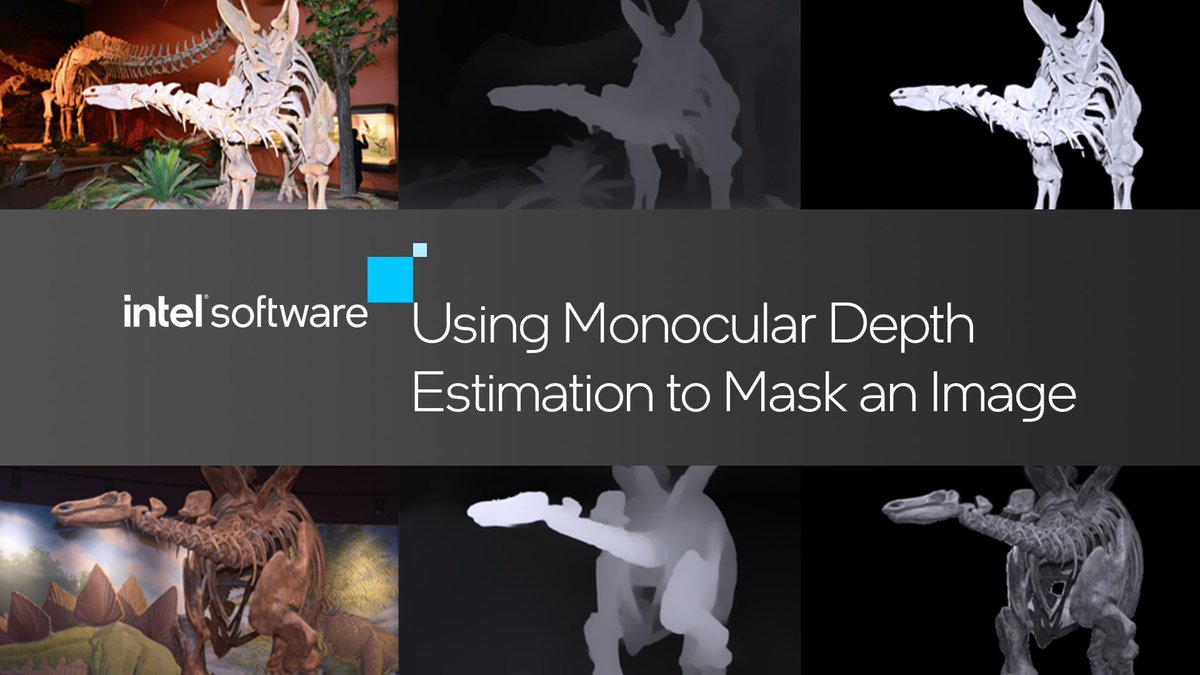 Bob Chesebrough is back to discuss dinosaurs! In this, he’ll explain how he created a clipped image with background clutter removed using monocular depth estimation, using a Hugging Face model and #IntelDeveloperCloud. Read about it here. medium.com/@zmadscientist…