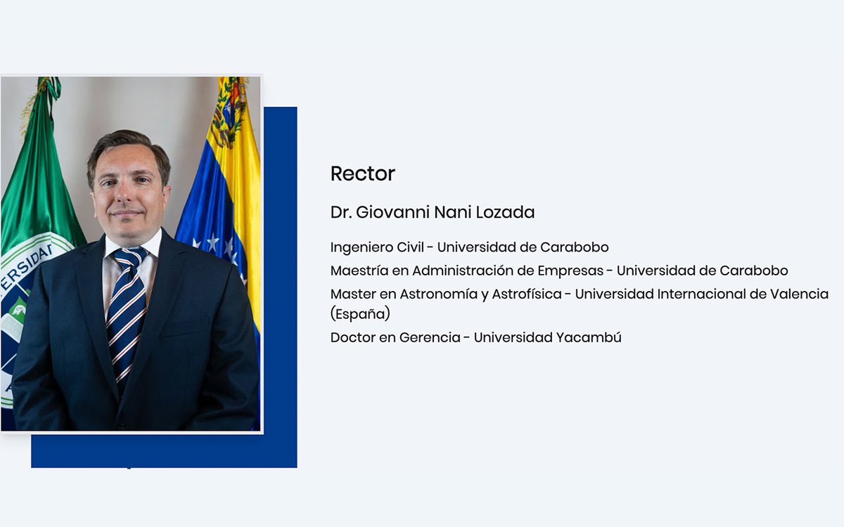 A cambio de un privilegiado acceso a funcionarios, autoridades eclesiásticas y hasta jueces del TSJ, Giovanni Nani, rector de la Universidad Arturo Michelena de Carabobo, ha repartido decenas de títulos a relacionados y amigos que no han presentado tesis 📍bit.ly/4a8VoQ0