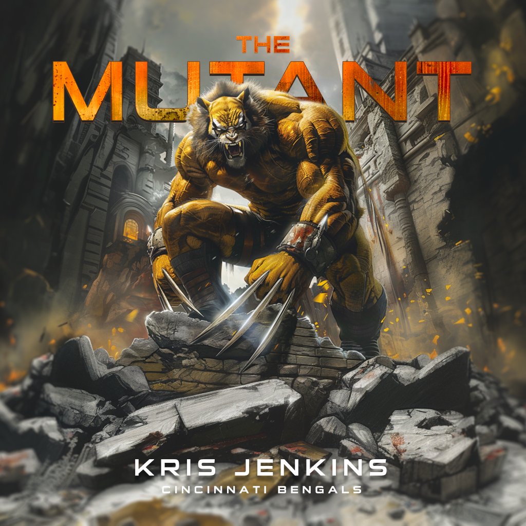 THE MUTANT | KRIS JENKINS
🐅🧪

#WhoDey #RuleTheJungle #Mutant #Cincinnati  #Bengals #NFL #NFLDraft #NFLDraft2024