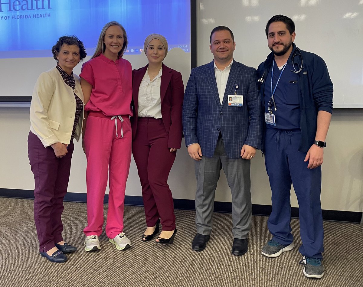 UF Pediatrics recently hosted Iqbal Al-Assad for Grand Rounds. As someone who graduated high school at 12 and med school at 20, she gave a talk that was both inspiring but also relatable. Excited to have her as one of my future EP attendings. @UFPedsResidency @UFCHC