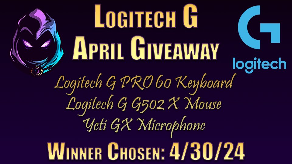 It is time for our @LogitechG April Giveaway! One lucky winner will get to choose a prize that will for sure upgrade their setup!

Enter for your chance to win at twitch.tv/Shul using channel points earned by watching the streams!

#LogitechGPartner