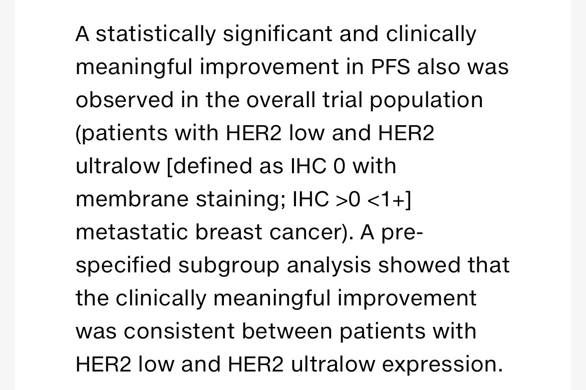 What is going to happen to HER-2 immunohistochemistry in the post Enhertu era? If you are an oncologist, do you care about HER-2 IHC score moving forward? daiichisankyo.us/press-releases…