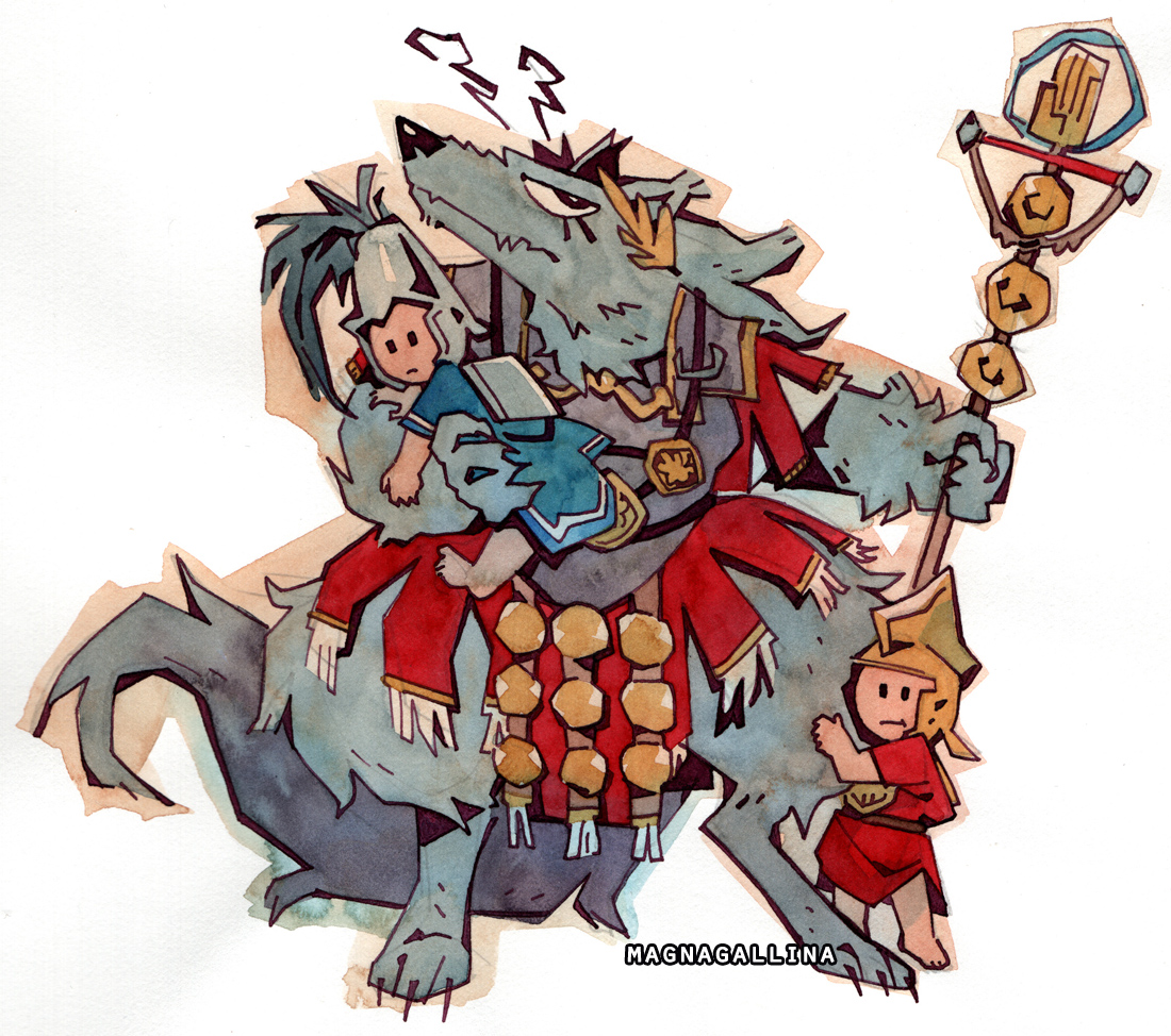 「Wolf mum」|Magna 🇮🇹のイラスト