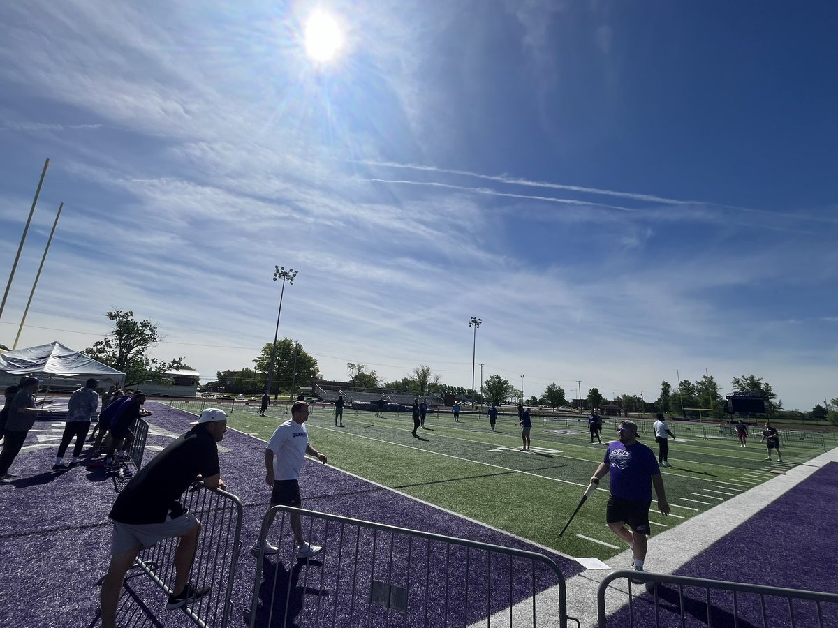 Great way to finish off the school year with a Bearcat Staff whiffle ball game! #RollCats @SBUniv