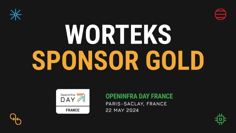 worteks_com's tweet image. Worteks est sponsor Gold de l'#OpenInfra Day France !
📍 @EDFofficiel Lab Paris-Saclay, Palaiseau.
📅 Mercredi 22 mai 2024.
👉 Réservez votre place sur oideurope2024.openinfra.dev/france/. Contactez-nous pour obtenir un code de réduction de 10% 😉.
#OpenSource #LogicielLibre #OpenStack
