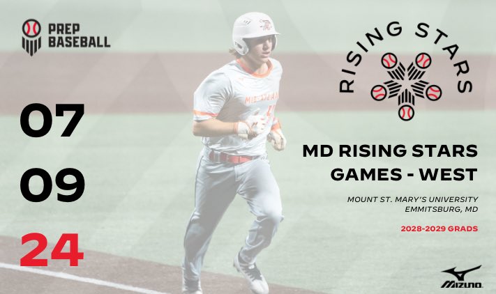 🚨ALERT: NEW Summer Event🚨 🔹 MD Rising Stars Games - West 🗓️ Tuesday, July 9th 📍 Mount St. Mary’s University 🎓 2028-2029 Grads ⭐️ JUNIOR FUTURE GAMES QUALIFIER ⭐️ Opportunity for younger players to #BeSeen. Request your invite HERE👇 🔗: loom.ly/jgxE8kU