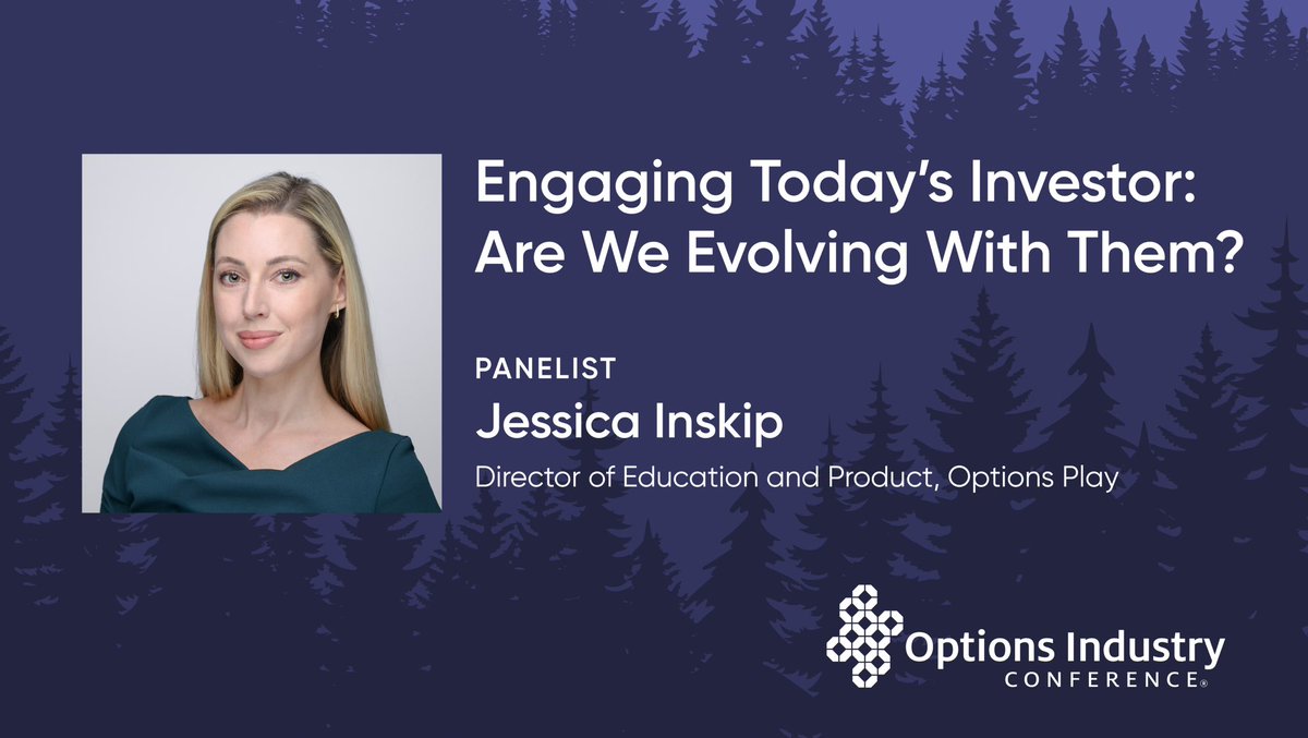 🌟 Exciting Announcement! 🌟 I'm thrilled to share that I will be a panelist this week at the @OptionsConf , discussing a topic that is both timely and close to my heart: 'Engaging Today's Investor: Are We Evolving With Them?' In an era where technology and generational shifts…