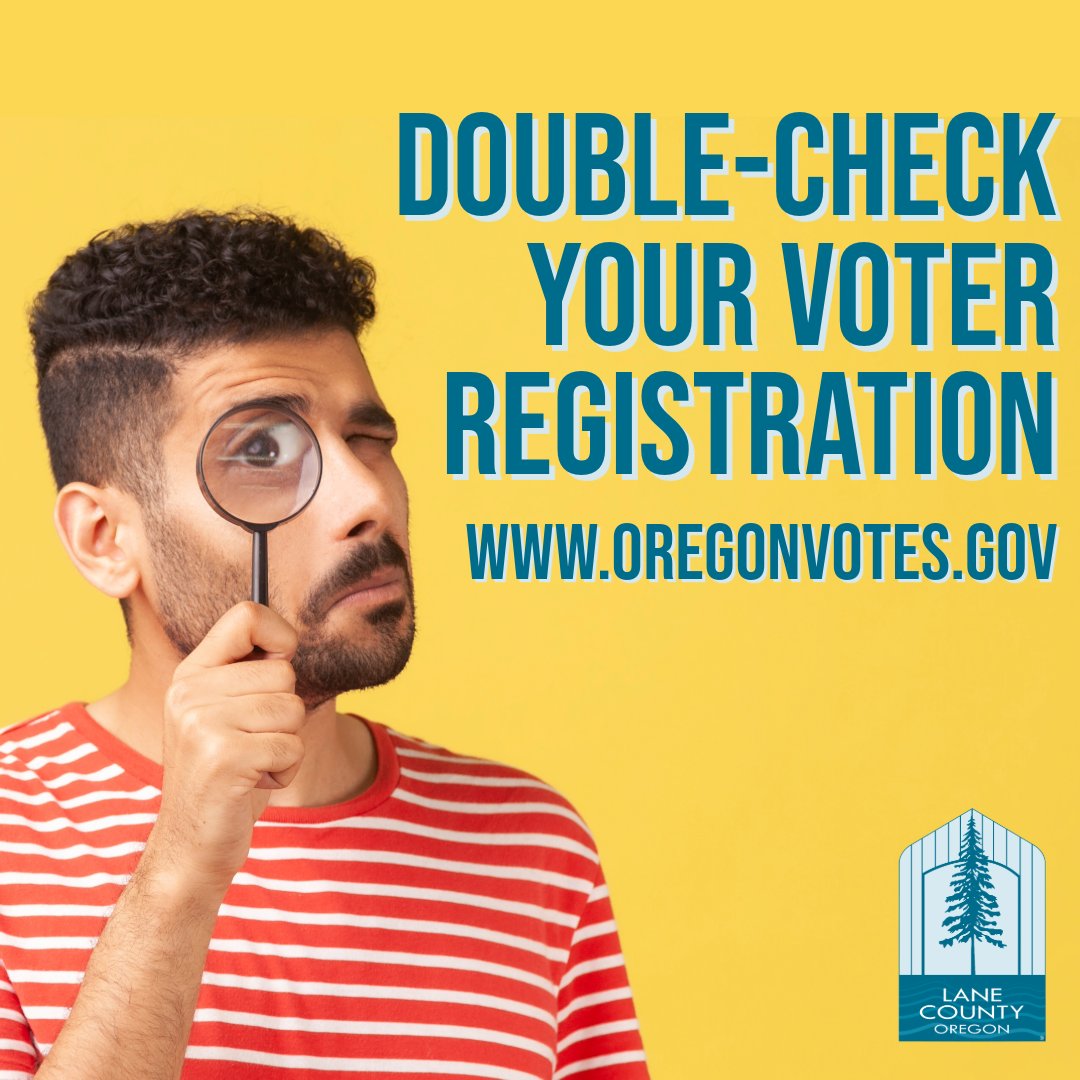Tomorrow is the voter registration deadline for the May Special Election: oregonvotes.gov Double-check your address and party affiliation. Oregon is a closed primary state, so if you want to vote on a party’s partisan candidates you need to be a member of that party.