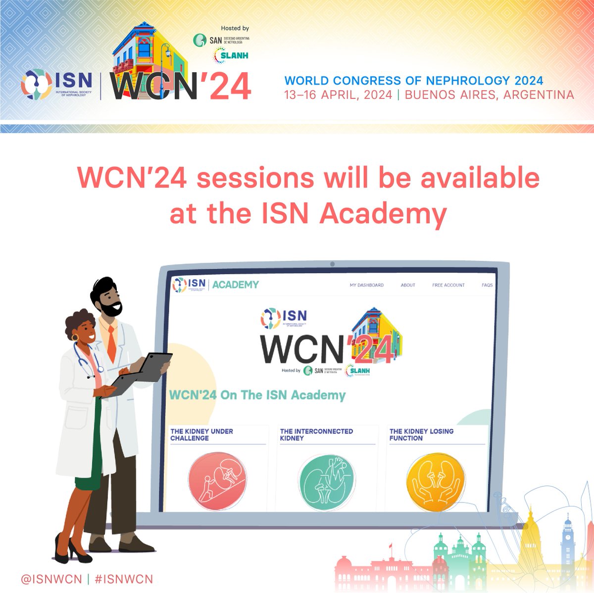 🤓 Access all WCN’24 program and continue learning. All #ISNWCN’ sessions are available on-demand at the ISN Academy➡️ow.ly/hg8E50RpiQM