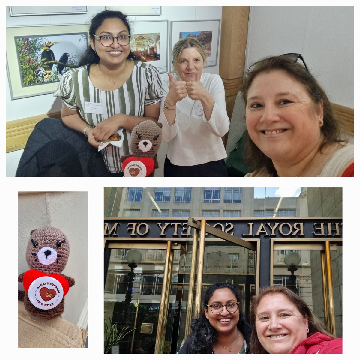 Fantastic day in London at the @bancccouncil Cardiac Nurse Symposium with @sheto_tomy Very inspiring day. Walking away with lot of ideas and extra knowledge. Oscar (Oxford Cardiology Research mascot) loved it too ❤️