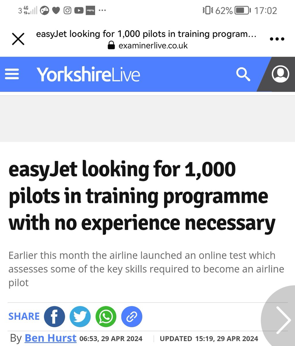 Is Easyjet recruiting new pilot chem sprayers? Open to ANYBODY with zero experience. Did airlines always do this? Let's hope the new recruits refuse to spray their fellow humans. #easyjet #recruitment