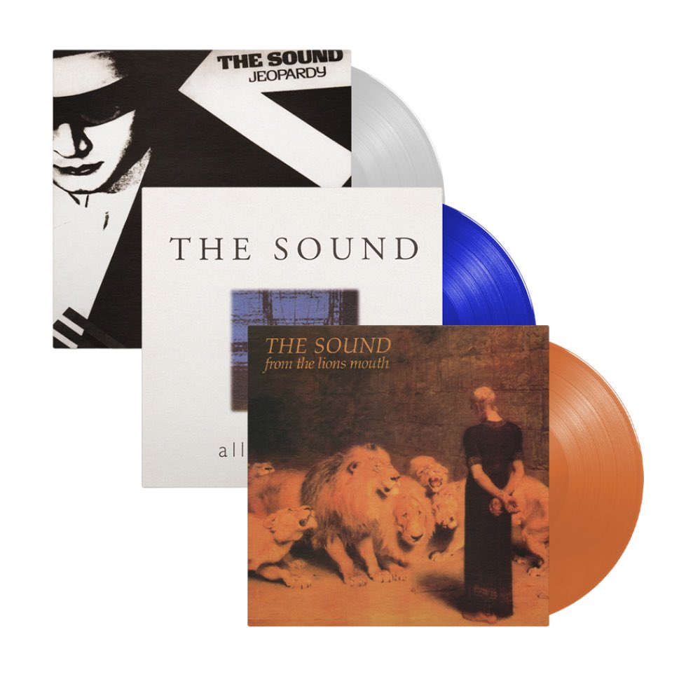 Fantastic news that these three albums are being reissued again in September. #TheSound #Jeopardy #AllFallDown #FromTheLionsMouth