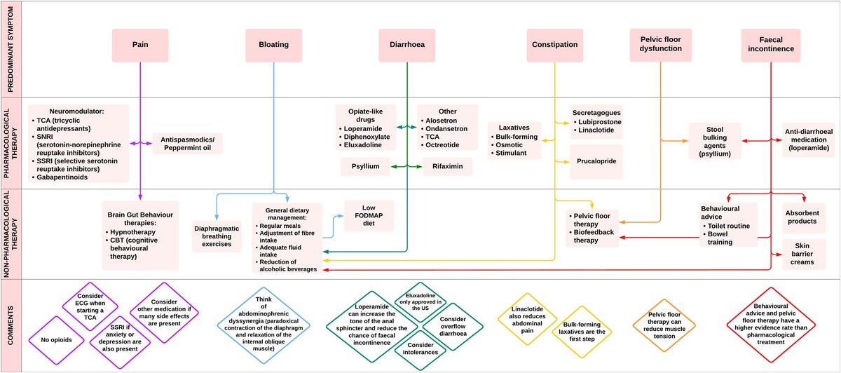 Persistent gastrointestinal symptoms are common in patients with IBD, even when endoscopic remission is reached. This timely review updates what we know on pharmacological and dietary treatments available for IBS-like symptoms in IBD in remission: loom.ly/G88QTNk