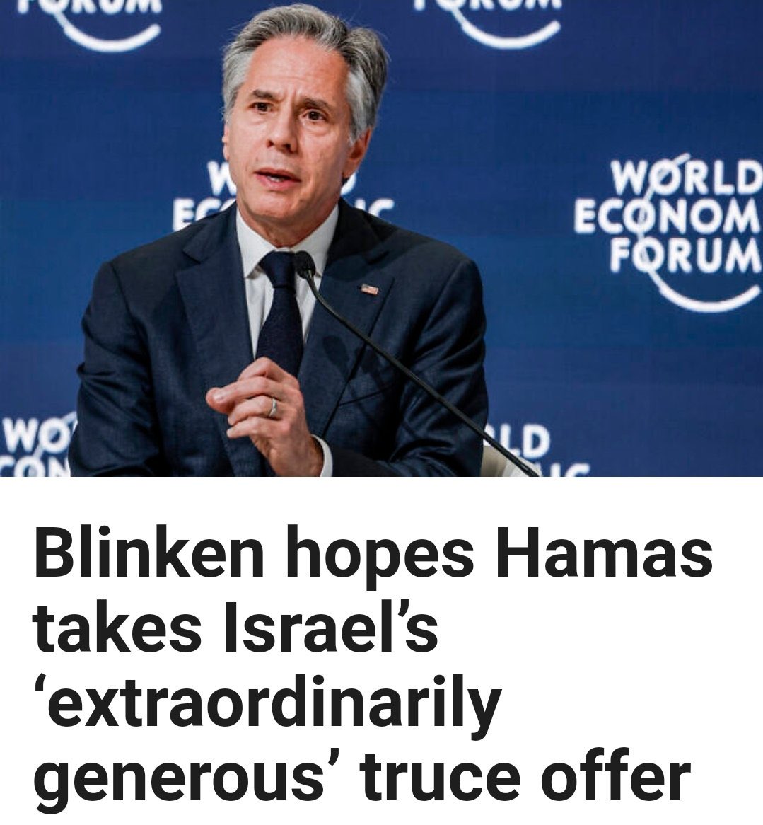 My guess and I hope I'm wrong: Hamas says no to the deal, and 2 hours later, the world goes back to blaming Israel for no ceasefire.
