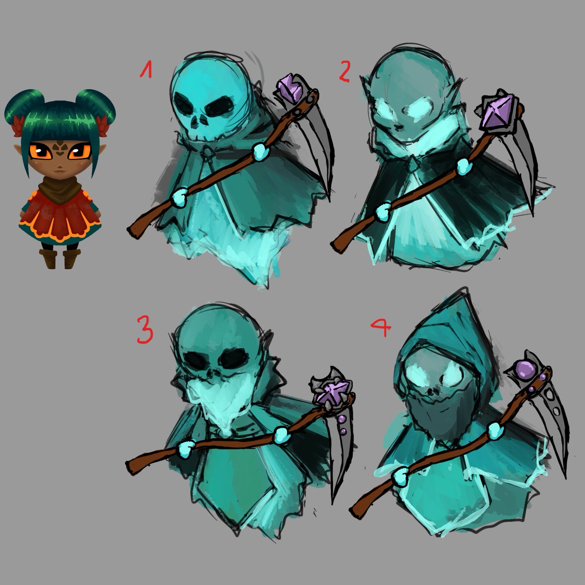 SpaceFoxGames's tweet image. 👻He's alive! ...Kind of?

⛓️From and idea, to a model, to a final version - here's how Spectral Warden changed during the development process.

🎮 Wishlist Emerald Caravan: store.steampowered.com/app/2689710/Em…

#indiegame #conceptart #3dmodel #unity #motivationmonday