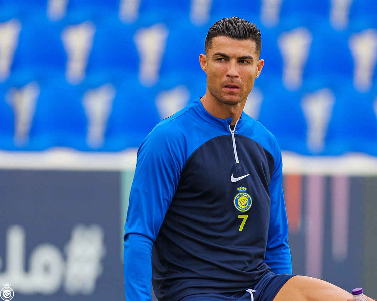 Cristiano Ronaldo is all focused for the Cup Semi Final.