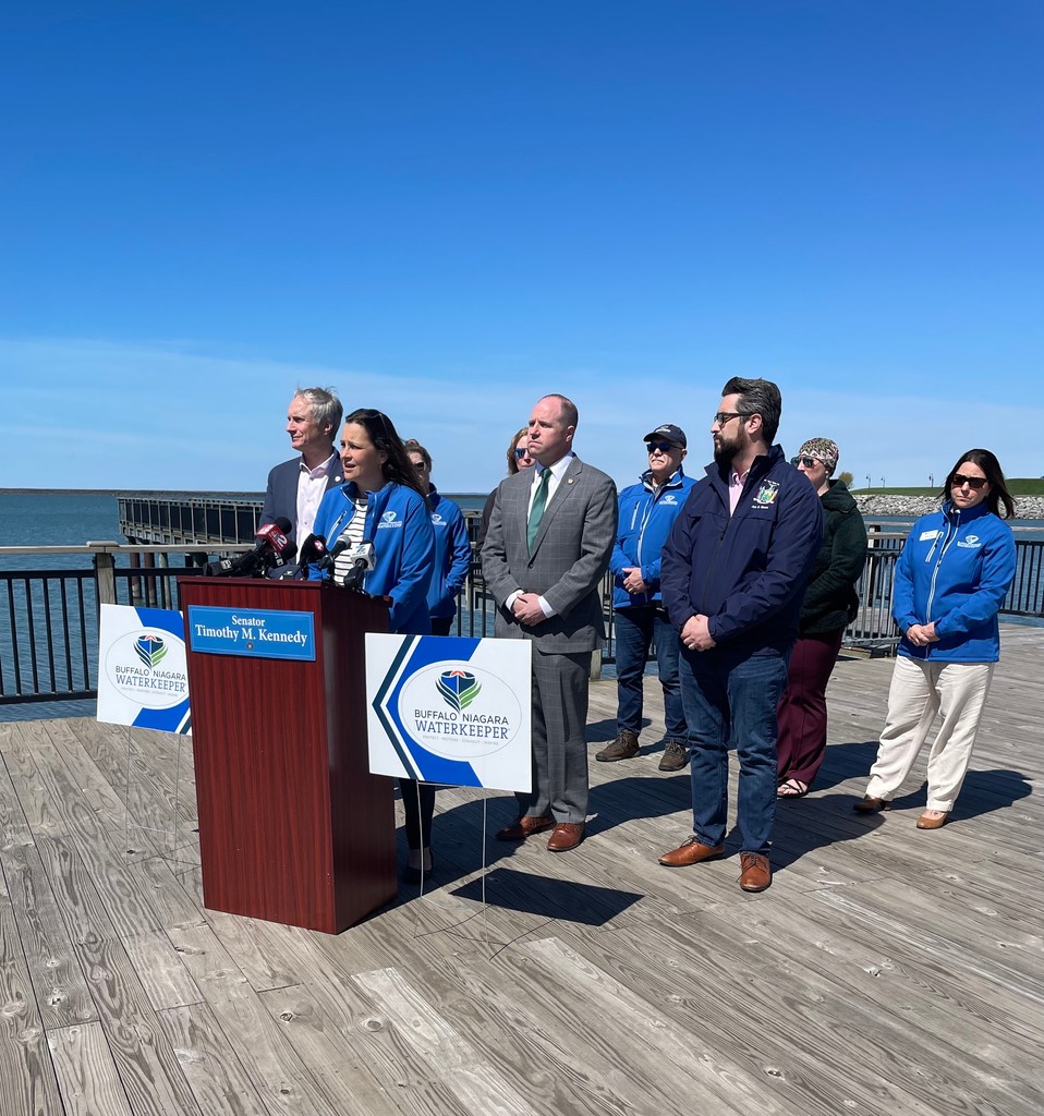 Many thanks to State Senators Sean Ryan and Tim Kennedy, as well as State Assemblyman Jon Rivera, for securing Buffalo Niagara Waterkeeper funding in the state budget to continue to protect our WNY waterways and Great Lakes. wgrz.com/video/news/loc…