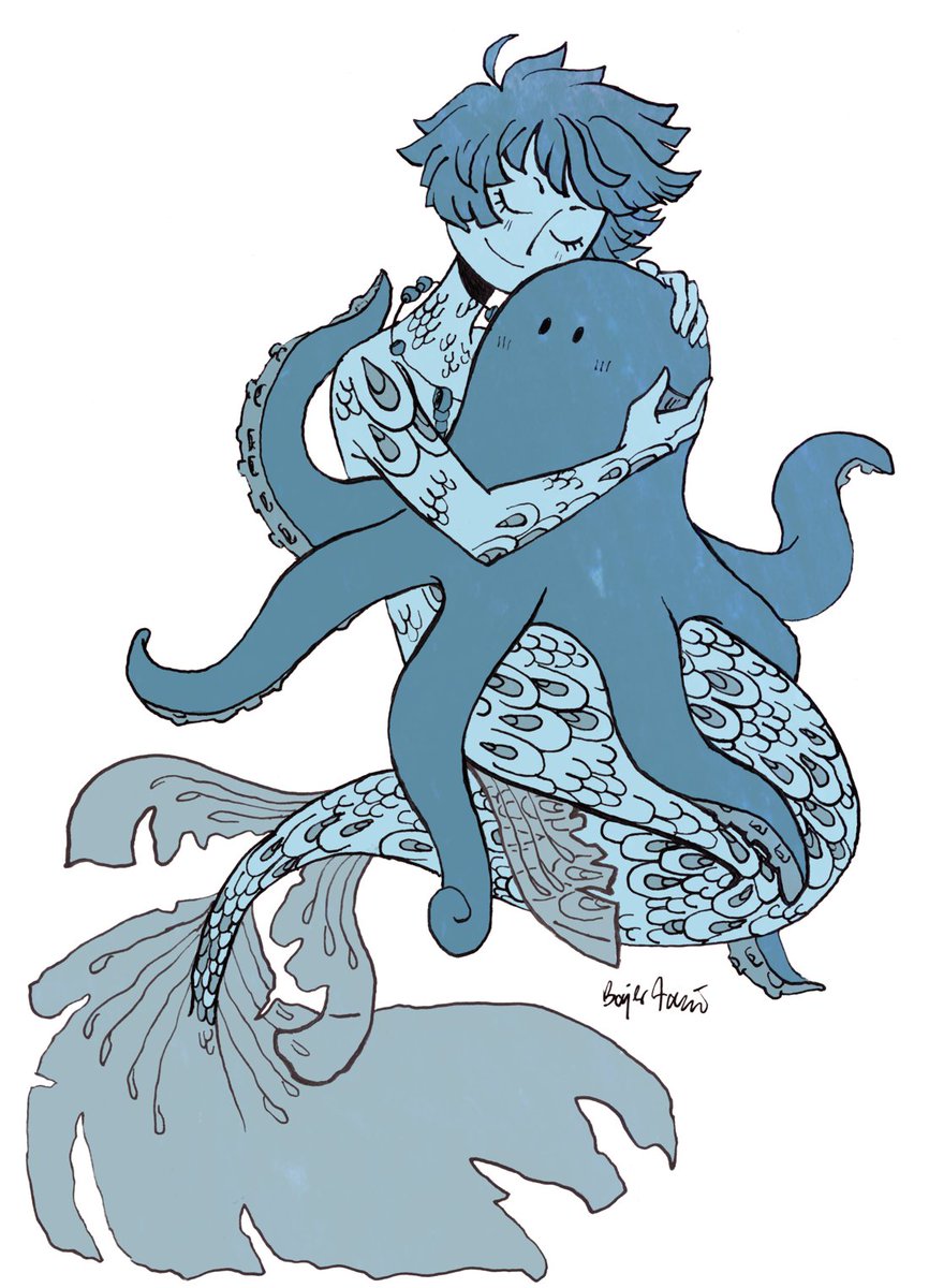 Mermen from 2019's #mermay 🐠