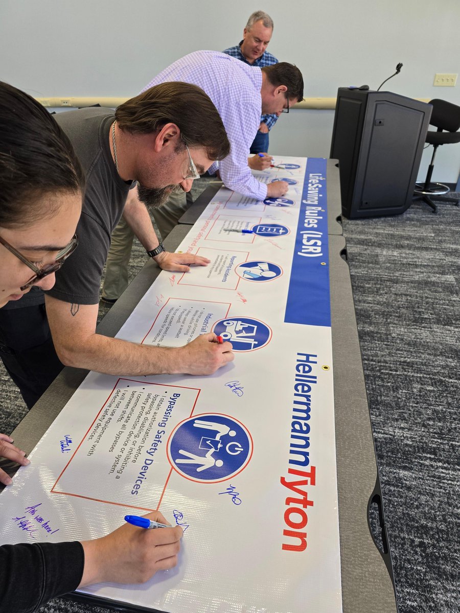 Last week, we honored World Safety at Work Day by taking a significant step forward in our commitment to safety and well-being, establishing our Life-Saving Rules. #WorkSafety #HTCommunity #HellermannTyton